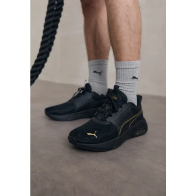 Abbildung von Puma Xcell NOVA Unisex Trainingsschuh blackgold, Größe: 41, Black gold Schuhe