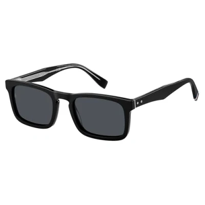 Abbildung von Tommy Hilfiger Herren TH 2068/S 807/IR Gläser SONNENBRILLEN Biokrise Schwarz Grau Quadratisch