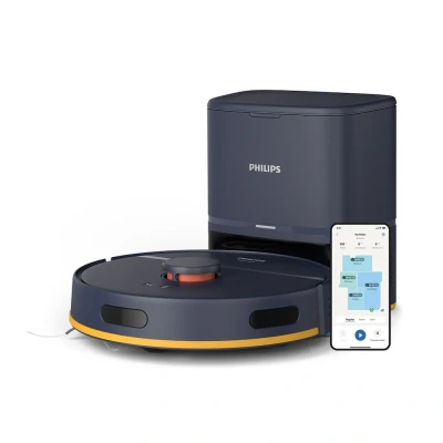 Abbildung von Philips Saugroboter &quot;mit Wischfunktion XU2100/15 2000 Series 2. Gen, mit 6.000pa Saugkraft,&quot;, LDS Radarnavigationssystem, HomeRun App, inkl. Entleerungsstation