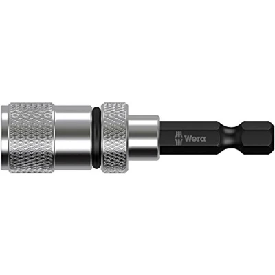 Abbildung von Wera Bit Abstandhalter Trockenbau 896/4/1 SB SiS, mit Aluminiumhülse, starkem Dauermagnet, Sechskant, 1/4 Zoll x 50 mm, 05073210001