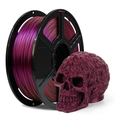 Abbildung von FLASHFORGE Chameleon Rapid PLA Filament 1,75 mm Abyssal Red, Farbverschiebung Hoher Durchfluss 3D Drucker Filament, Max. 500mm/s Druckgeschwindigkeit, Schimmernde Effekte aus jedem Blickwinkel
