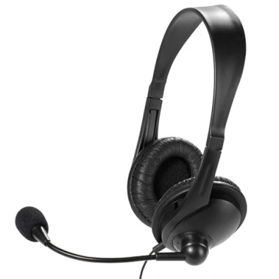 Abbildung von Vivanco IT HS Stereo RC Headset mit Fernbedienung (Auf Ohr, Lautstärkeregler) schwarz
