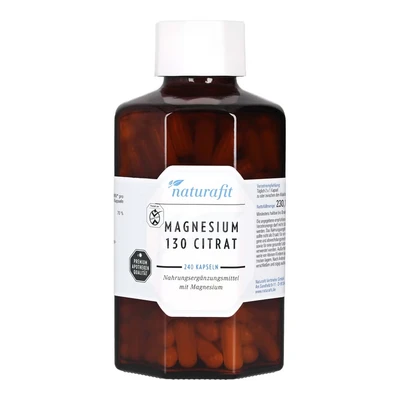 Abbildung von Naturafit Magnesium 130 Citr Kapseln 240 St