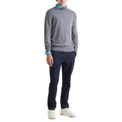 Abbildung von United Colors of Benetton Turtleneck Strickpullover, Herren, Größe: Large, Grey