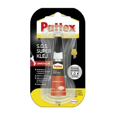 Abbildung von Universalkleber Super Pattex S.O.S. 3g Schnell trocknend 1 Stk.