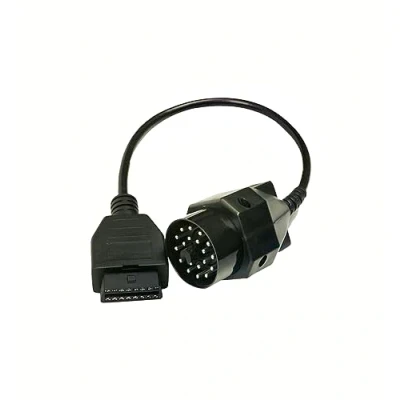 Abbildung von Lelukee OBD2 20 Pin auf 16 Adapterstecker Scannerkabel runder Diagnose OBDII Adapter für E36 E38 E39 E46 E53 X5 Z3