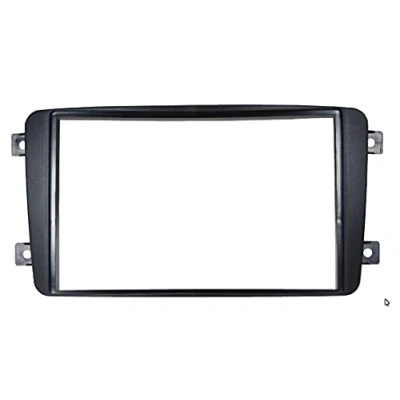 Abbildung von Audioproject A231 Mercedes Autoradio Radioblende Doppel DIN C Klasse W203 CLK W209 Viano Vito Einbaurahmen 2 Audio Auto Radio schwarz