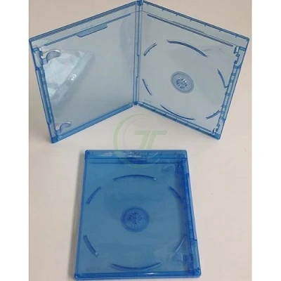 Abbildung von Elite BD Hüllen Single blau, CD/DVD 100 Stück A Ware Leerhüllen