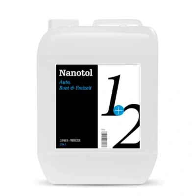 Abbildung von Nanotol Regenabweiser, Scheibenversiegelung Auto, Boot &amp; Freizeit 2in1 Cleaner und Protector = Reinigung Nanoversiegelung (5000ml)
