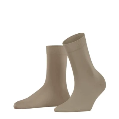 Abbildung von FALKE Damen Socken Cotton Touch W So Baumwolle einfarbig 1 Paar, Beige Nude 4092, 39 42