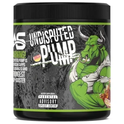 Abbildung von American Supps Undisputed Pump Booster Hardcore Pre Workout für Bodybuilder Pulver, 510 g