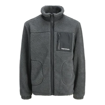 Abbildung von Jack &amp; Jones Jorvesterbro Fleecejacke, Herren, Größe: Small, Stormy weather