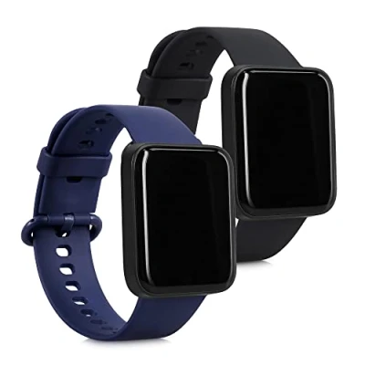 Abbildung von kwmobile Uhrenarmband 2x Sportarmband für Xiaomi Redmi Watch 2 Lite, Armband TPU Silikon Set Fitnesstracker