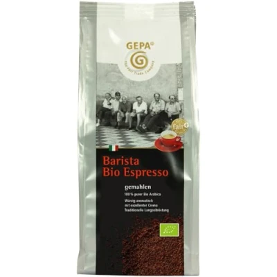 Abbildung von GEPA Barista Bio Espresso, 250g gemahlen, 0.25 von FROG.coffee