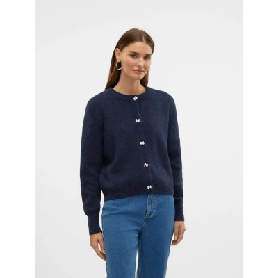 Abbildung von Vero Moda Strickjacke VMFIONA LS SHORT BUTTON CARDIGAN GA BOO