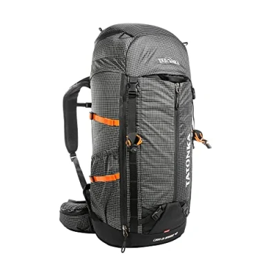 Abbildung von Tatonka Cima di Basso 40L RECCO Leichter Kletterrucksack mit Helmfach, Notfall Reflektor und 40 Liter Volumen (black)