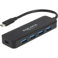 Abbildung von USB Type C Hub 4 Port 3.2 Gen 1 mit Power Delivery 85 Watt,