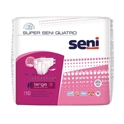 Abbildung von Seni Inkontinenzboxer Super Quatro L 6x10 Stück