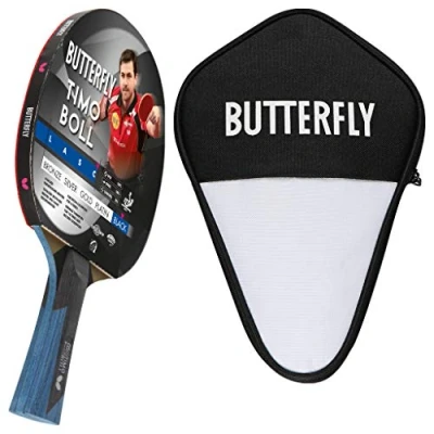 Abbildung von Butterfly 2x Timo Boll Black 85031 Tischtennisschläger + Hülle Drive Case II