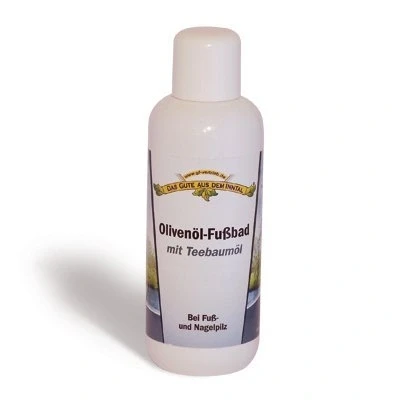 Abbildung von Olivenöl Fussbad mit Teebaumöl 250 ml