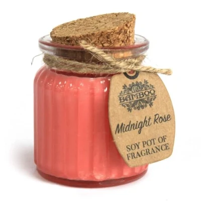 Abbildung von Soja Pott Duftkerze, Kerze im Glas Midnight Rose