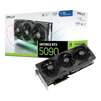 Abbildung von PNY GeForce RTX™ 5090 32GB OC Triple Fan Grafikkarte DLSS 4