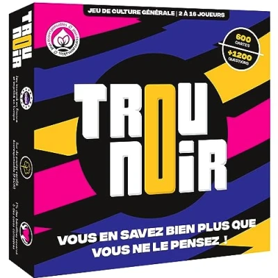 Abbildung von Trou Noir Jeu de Societe d&#039;ambiance et Stratégie Quiz Culture Générale Entre Amis ou en Famille Société Adulte Cartes dès 14 Ans