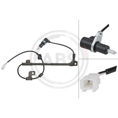 Abbildung von A.B.S. 31939 ABS Sensor passiver 940 weiß SUBARU: Impreza II Kombi, Limousine, III Limousine kfzteile, kfzteile24, bandel