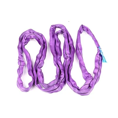 Abbildung von Pallit Rundschlinge 1000 kg Tragkraft, 3 m Nutzlänge, 6 Umfang, Hebeschlinge, extrem hohe Festigkeit, Purple, Polyester, Fahrzeug, CARGO_STRAP