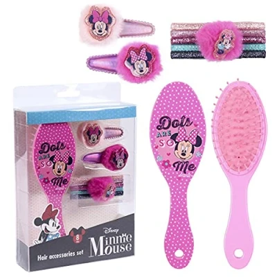 Abbildung von Cerda Haarbürste Inca Belleza Accesorios Minnie Lote 8 Piezas