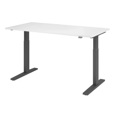 Abbildung von Hammerbacher Schreibtisch XMKA16 Weiß/Graphit