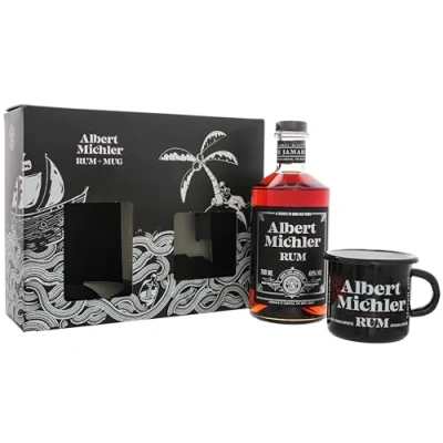 Abbildung von Albert Michler Jamaican Artisanal Dark Rum 40% Vol. 0,7 Liter im GP mit Tin CUP