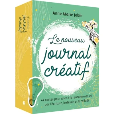 Abbildung von le Nouveau Journal Créatif Coffret 44 cartes + Livre: pour aller à la rencontre de soir par l&#039;écriture, dessin et collage
