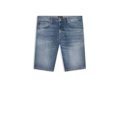 Abbildung von BOSS RE Maine Jeans Shorts, Herren, Größe: 33, Blue eight