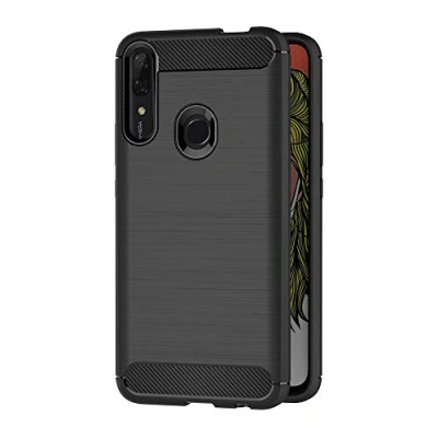 Abbildung von AICEK Compatible Huawei P Smart Z Hülle, Schwarz Silikon Handyhülle für Schutzhülle Karbon Optik Soft Case (6,59 Zoll)