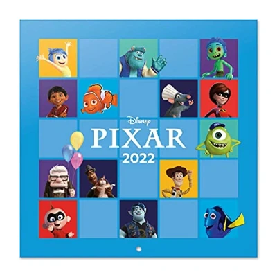 Abbildung von Grupo Erik Pixar Filme Kalender 2022 Wandkalender Groß für 16 Monate, CP22035, Blau