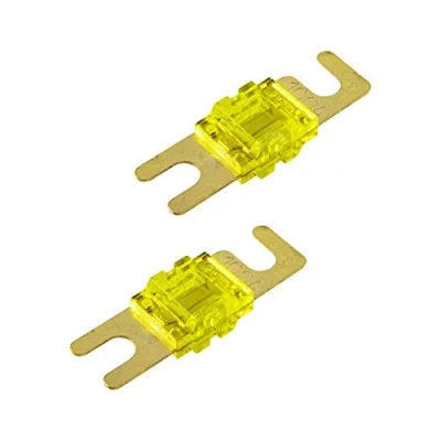 Abbildung von tomzz Audio Kfz Sicherungshalter Mini ANL Sicherung 100A 2 Stück mit vergoldeten Kontakten