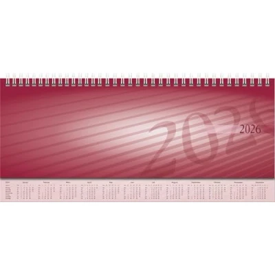 Abbildung von Rido Schreibtischquerkalender Sequenz 29,7x10,5cm 1 Woche /2 Seiten ro