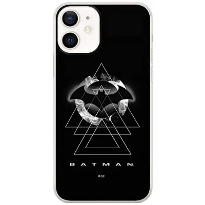Abbildung von ERT GROUP Handyhülle für Apple iPhone 12/12 PRO Original und offiziell Lizenziertes DC Muster Batman 009 optimal an die Form des Handy angepasst, hülle aus TPU
