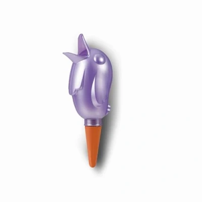 Abbildung von Scheurich Bördy XL, Waterreserve Wasserspender aus Kunststoff und Tonkegel, Purple Pearl, 29 cm hoch, 0,6 l Vol.