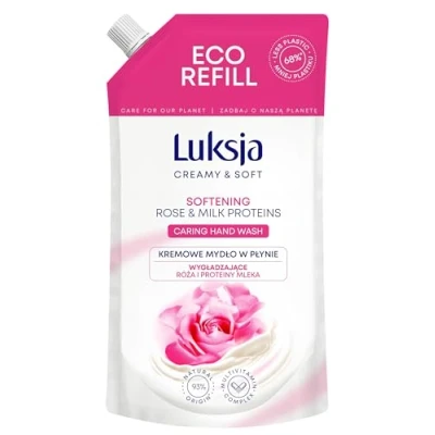 Abbildung von Flüssigseife LUKSJA Rose 400ml Hautfreundlich 1 Stk.