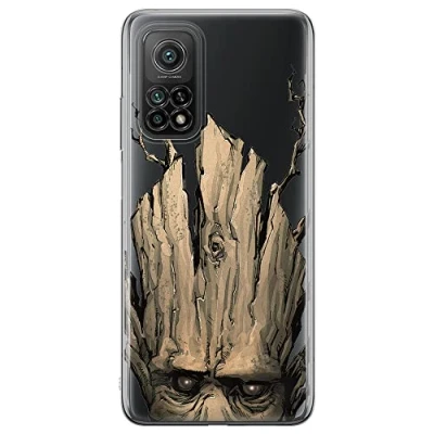 Abbildung von ERT GROUP Handyhülle für Xiaomi Redmi Note 11 Pro 5G/11 4G Original und offiziell Lizenziertes Marvel Muster Groot 002 optimal an die Form des Handy angepasst, teilweise transparent