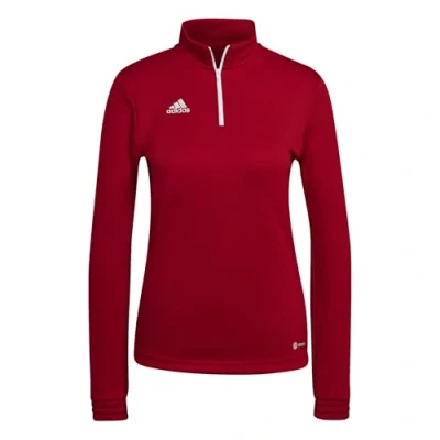 Abbildung von adidas Performance Entrada 22 Training TOP Sweatshirt, Damen, Größe: XXS, Team power red