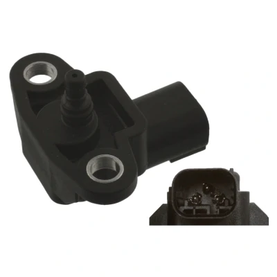 Abbildung von FEBI BILSTEIN 37056 Sensor, Saugrohrdruck MERCEDES BENZ: E Klasse Limousine, T modell, CLS Coupe, CHRYSLER: 300C Touring, Limousine