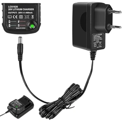 Abbildung von BAIFULAI Ladegerät Kompatibel Black&amp;Decker Lithium 18V/20V Akku Ionen BL2018 XJ BL1518 LBXR20 OPE LB20 LBX20 LBX4020 LBXR2020 BL1514 LBXR16 LB2X4020