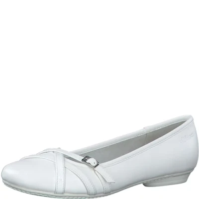 Abbildung von s.Oliver Klassischer Ballerina, Damen, Größe: 37, White Schuhe