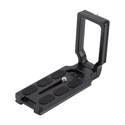 Abbildung von l förmige Schnellplatten, förmigen Platte Bracket Halterung Halter 1/4&quot; Montage Schrauben Durchmesser Vertikale Universal Schnellwechselplatte für Nikon DSLR Kameras