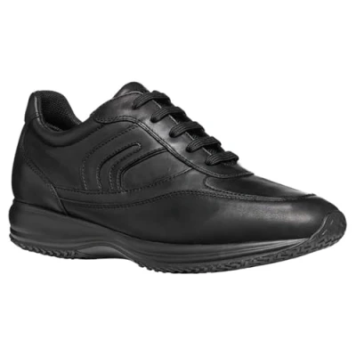 Abbildung von Geox Happy Sneaker low, Herren, Größe: 42, Black Leder