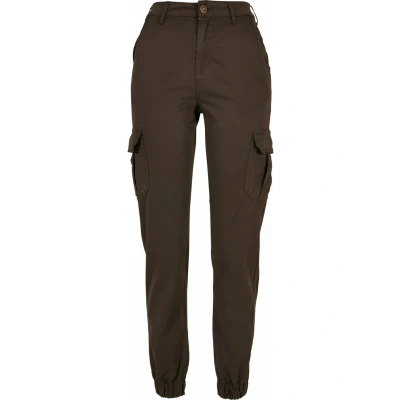 Abbildung von Urban Classics HIGH Waist Cargohose, Damen, Größe: 28, Brown