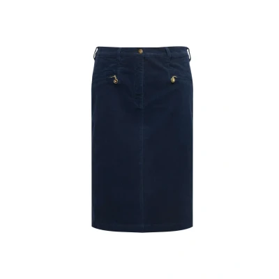 Abbildung von Ulla Popken Bleistiftrock, Damen, Größe: 58, Navy blue